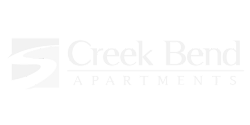 the logo for creep bend apartments in black and white